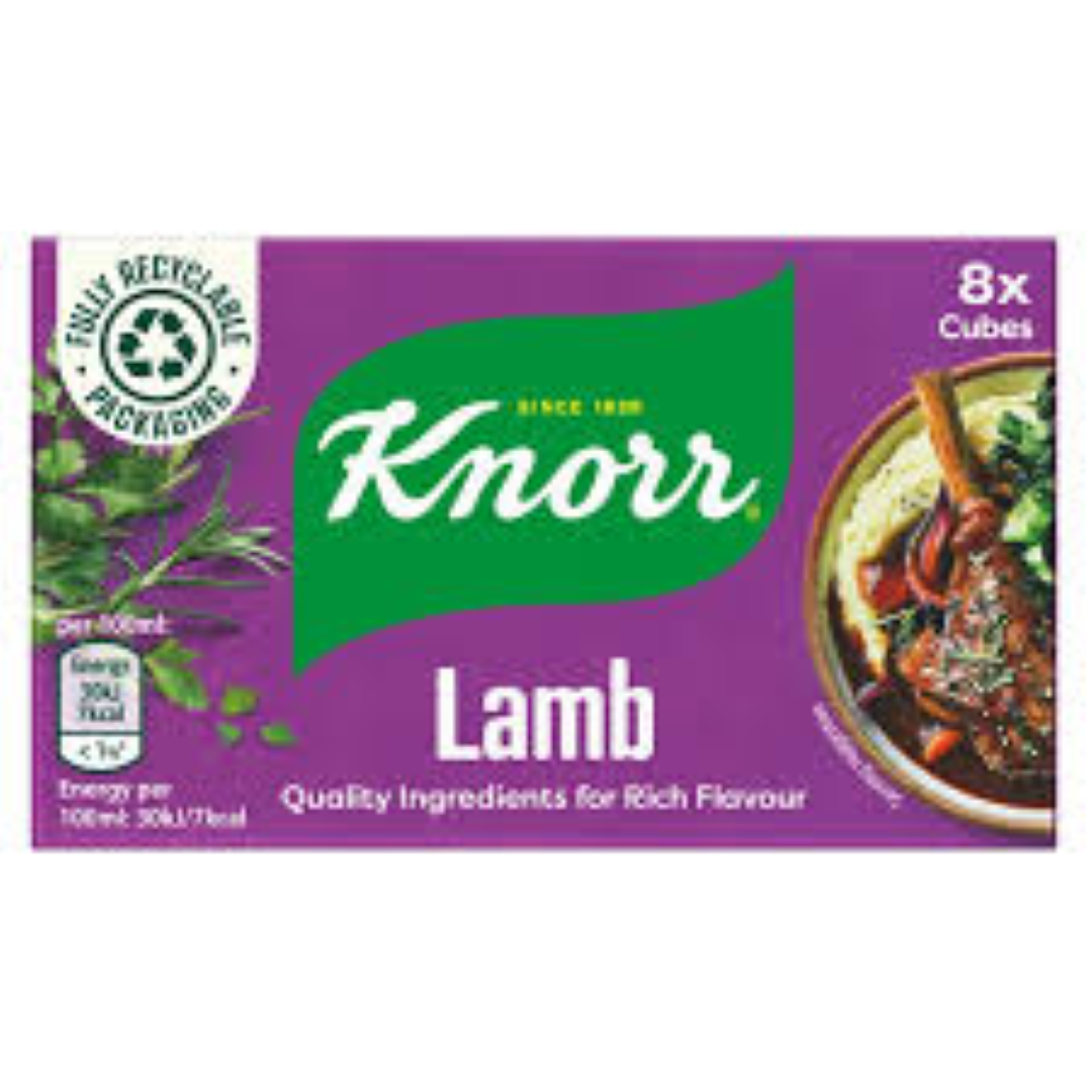 KNORR LAMB CUBES 8S 80G